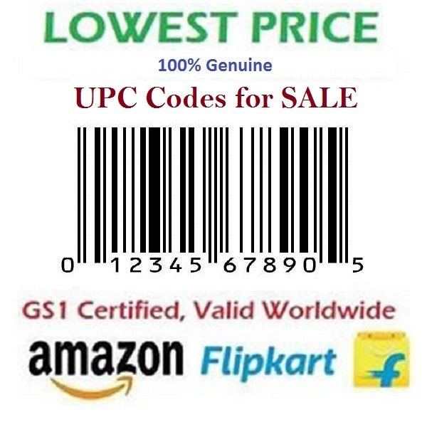 UPC-Certified-Bar-Code-for-Amazon-India-Ebay-Flipkart-Amazon-USA-100-Genuine
