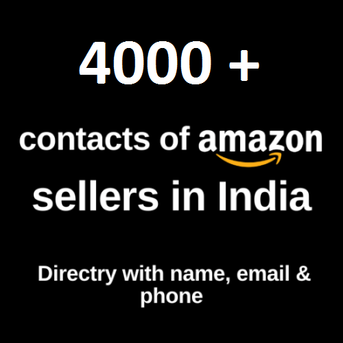 Buy leads for sellers Amazon India - 4000