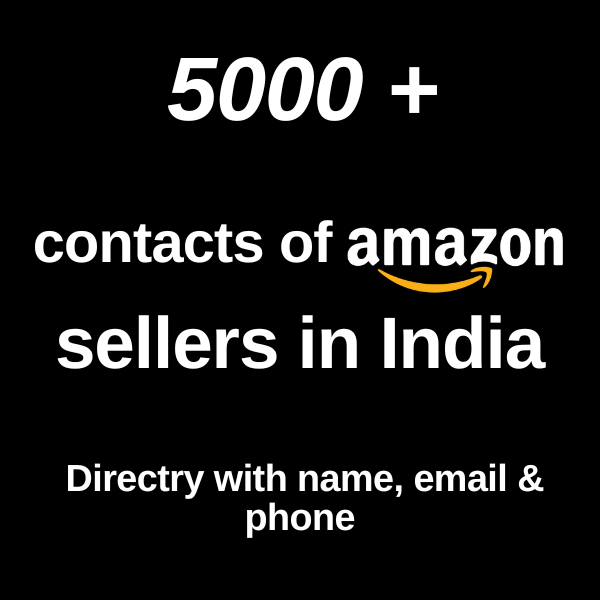 Buy leads for sellers Amazon India - 5000