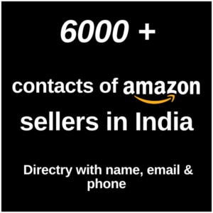 Buy leads for sellers Amazon India - 6000